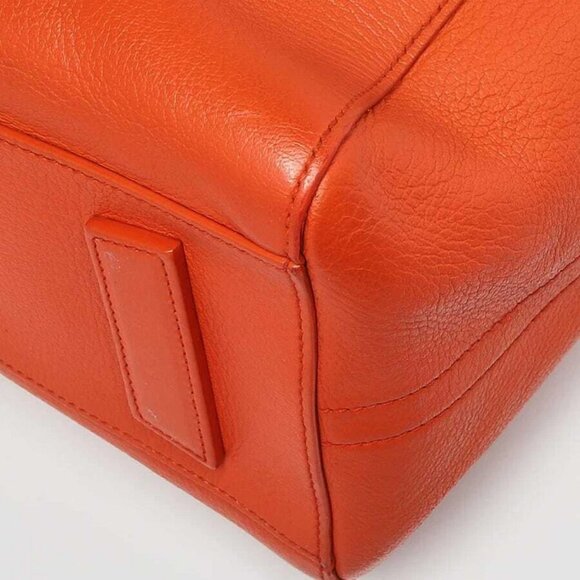 Givenchy Orange Sugar Goatskin Leather Small Antigona Bag - Picture 4 of 13